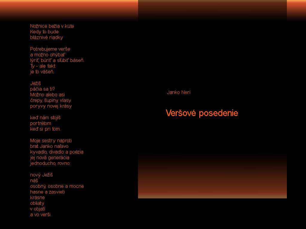 versove posedenie